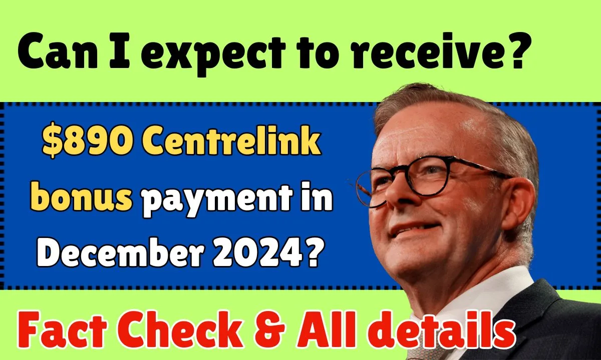 $890 Centrelink bonus payment in December 2024