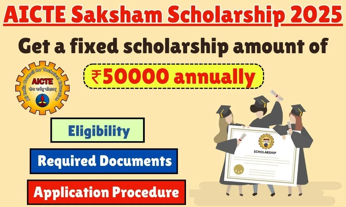 AICTE Saksham Scholarship 2025