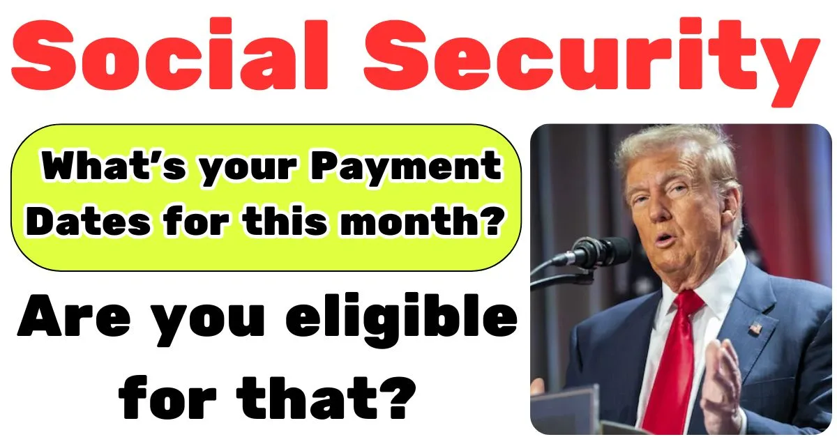 Social Security Payment Dates 