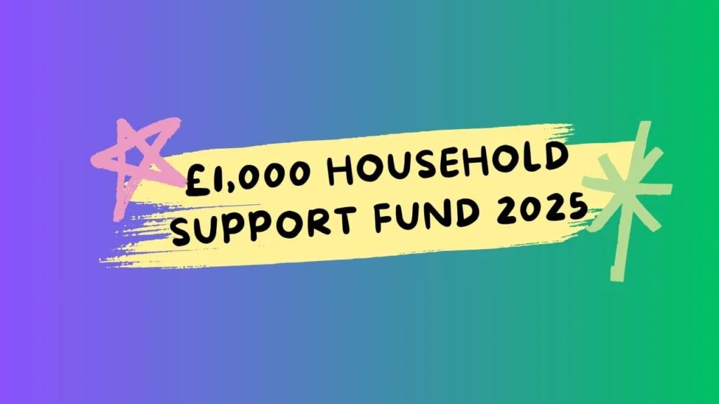 1000 Household Support Fund 2025