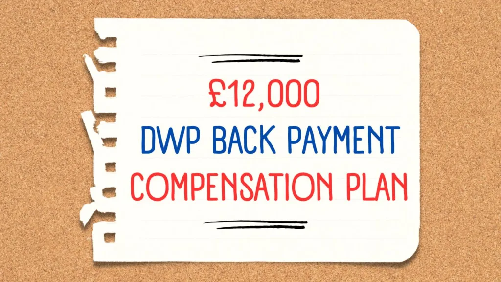 12000 DWP Back Payment Compensation Plan 2025