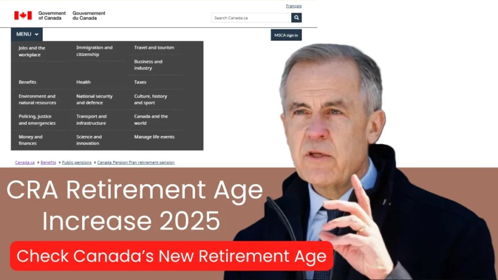 CRA Retirement Age Increase 2025