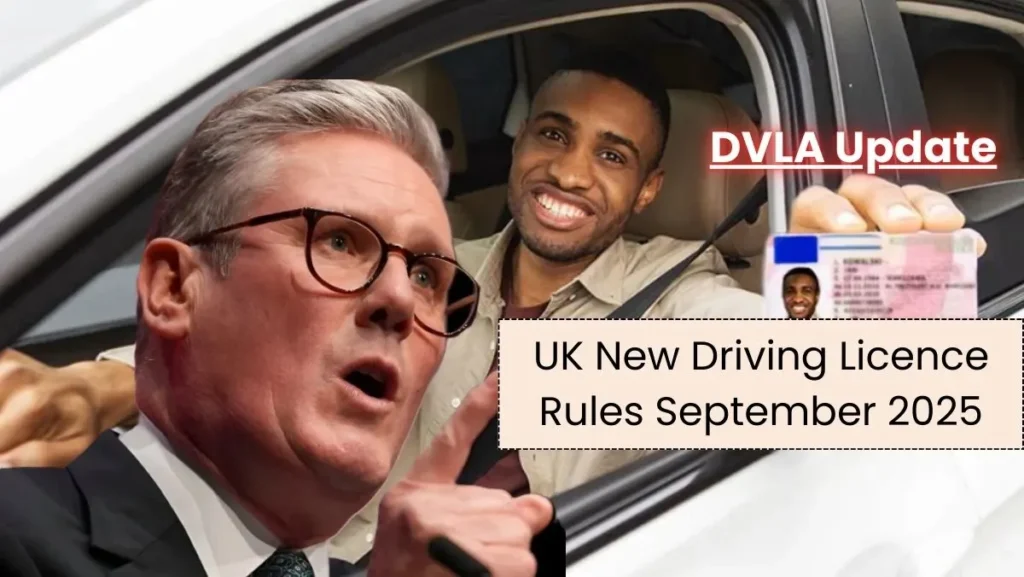 UK New Driving Licence Rules September 2025