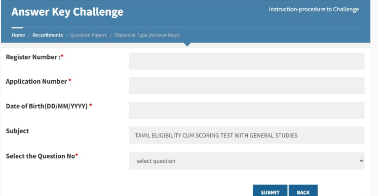 TNPSC Group 4 Answer Key 2025